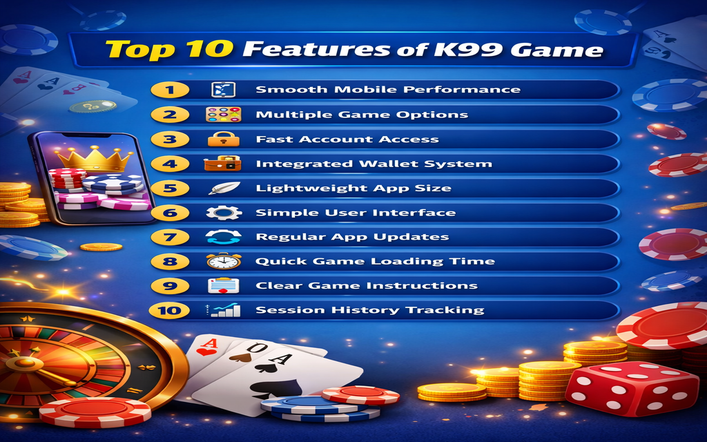 Top 10 Features of K99 Game